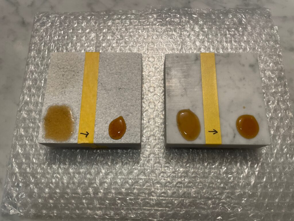 PK天板防汚テスト