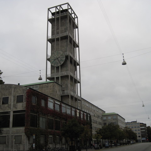 オーフス市庁舎の時計