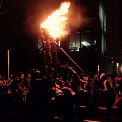 池田市のがんがら火祭り