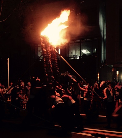 池田市のがんがら火祭り