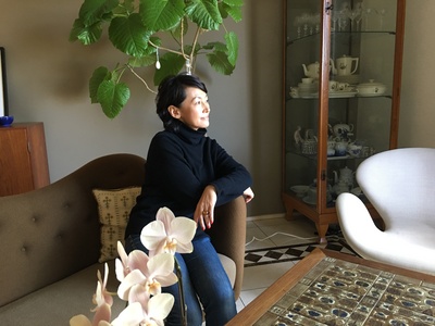 岡田美里さんのご自宅へお伺いしました