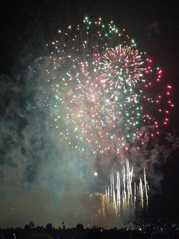 花火大会も終わり・・・