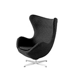 MINIATURE EGG CHAIR Black