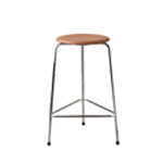 DOT™ Wild leather seat Walnut, Chrome base